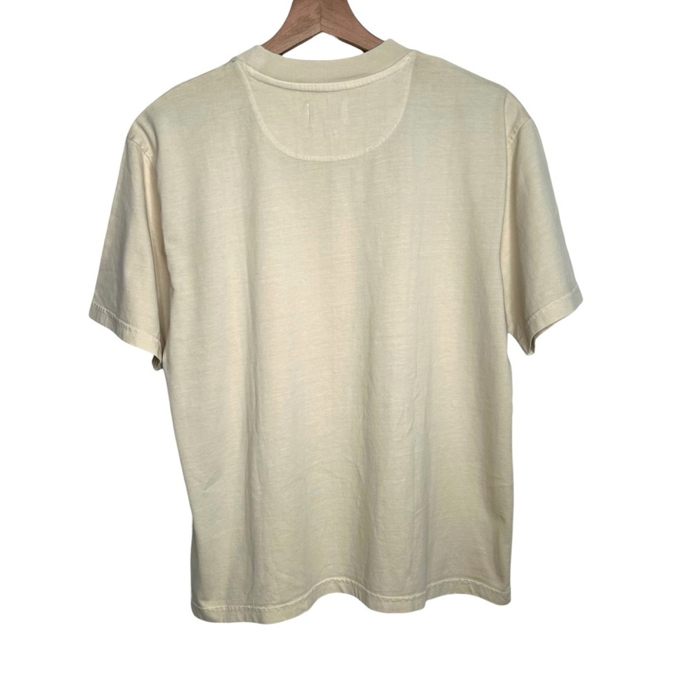 MATE The Label Organic Cotton Heavyweight T- Shirt Bone Dress Clean Size Small - Picture 7 of 8